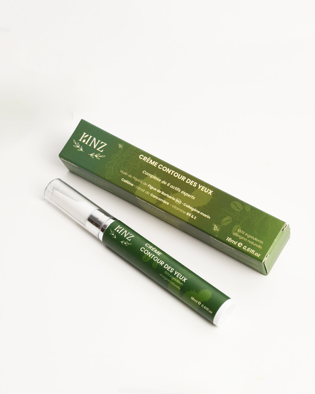 Crème contour des yeux Kinz, testée sous contrôle ophtalmologique et sans parfum
