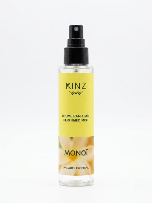 Brume parfumée au monoï Kinz 125 ml du Duo Parfumé, voile léger pour la peau et les cheveux
