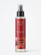 Spray de brume parfumée Kinz à la framboise 125 ml, brume cheveux et corps au parfum fruité