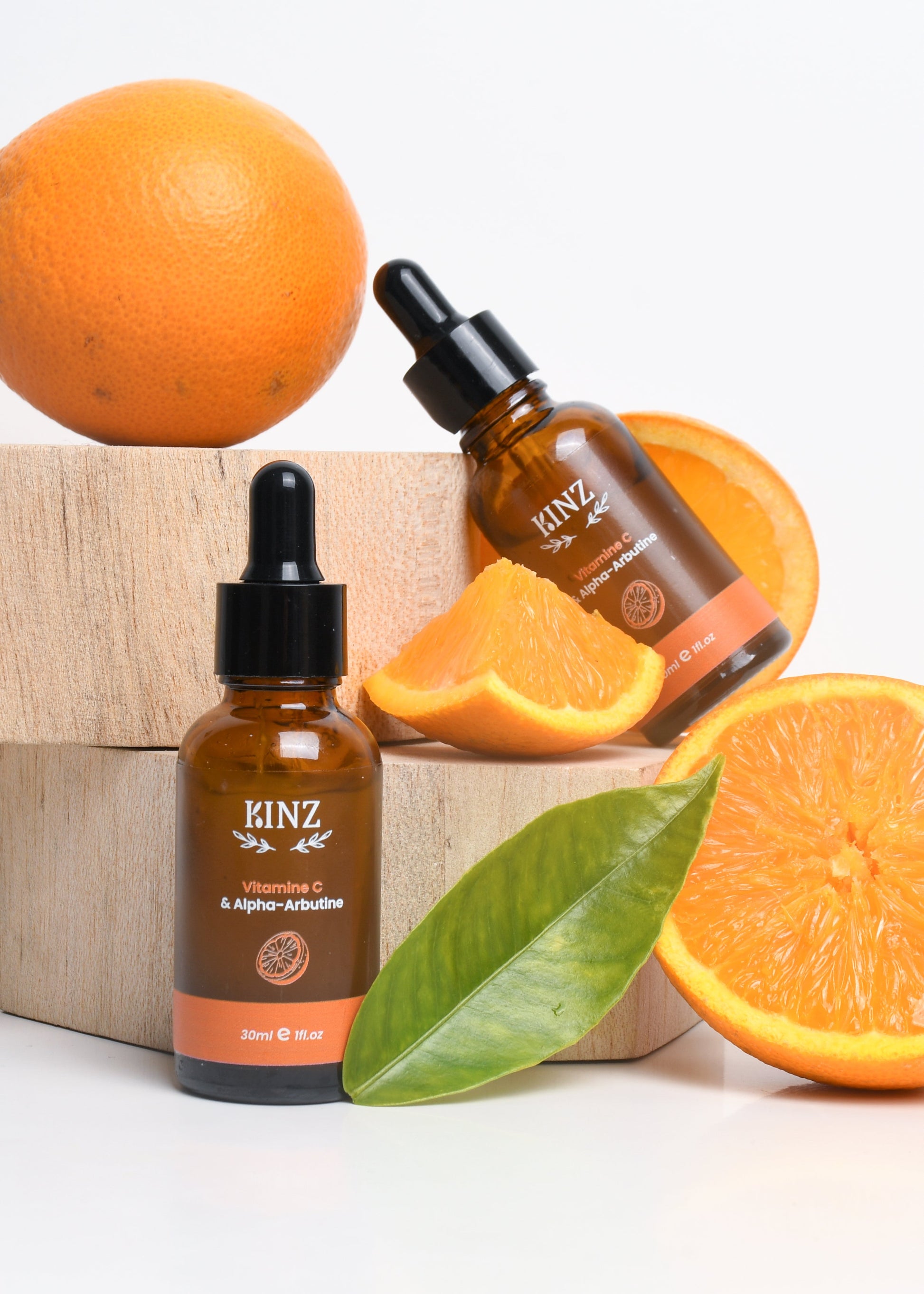 Sérum Éclat – Vitamine C & Alpha Arbutine Kinz