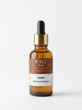 Flacon d'huile végétale de jojoba bio Kinz 30 ml, soin équilibrant peau et cuir chevelu