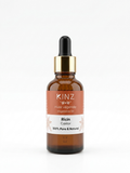 Flacon d'huile végétale de ricin bio Kinz 30 ml, soin fortifiant cheveux, cils et sourcils