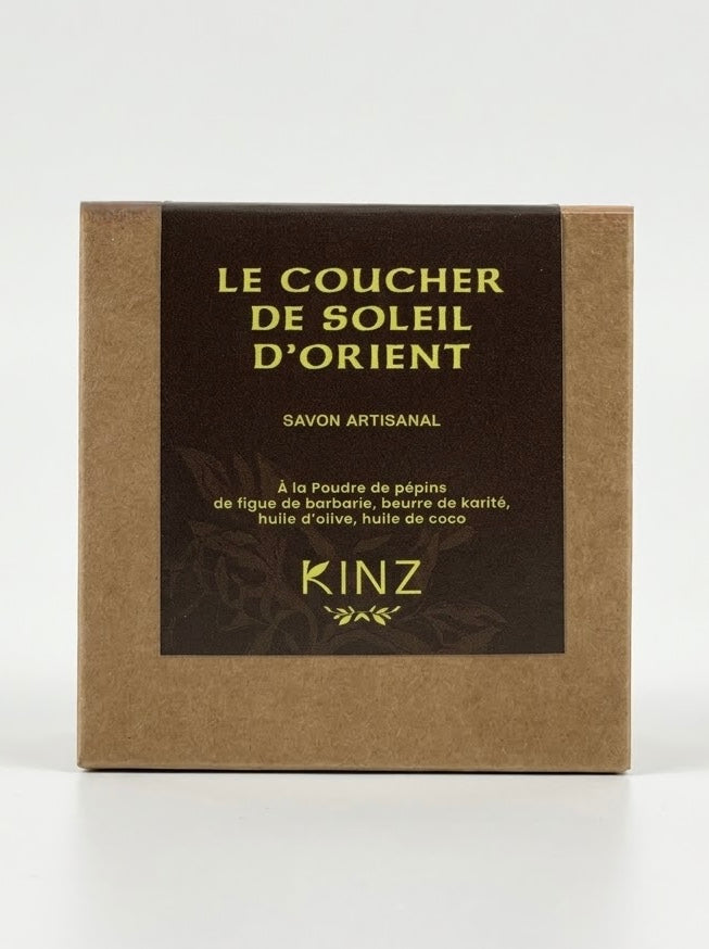 Savon Artisanal Exfoliant Doux 120gr – à la Poudre de Pépins de Figue de Barbarie & Beurre de Karité