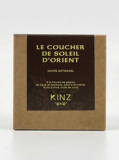 Savon Artisanal Exfoliant Doux 120gr – à la Poudre de Pépins de Figue de Barbarie & Beurre de Karité