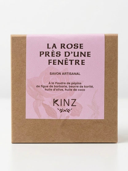 Savon Artisanal Exfoliant Doux 120gr – à la Poudre de Pépins de Figue de Barbarie & Beurre de Karité