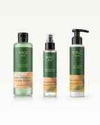 Trio Brume Bergamote & Verveine Kinz : gel douche, brume parfumée et lait de corps à la bergamote