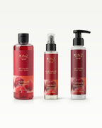 Trio Brume Framboise Kinz : gel douche, brume parfumée et lait de corps à la framboise