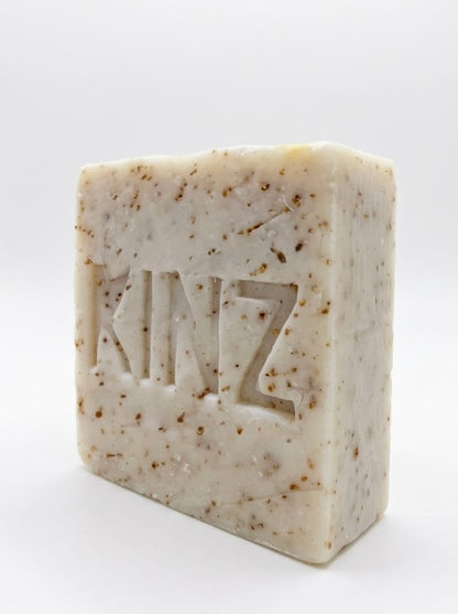 Savon Artisanal Exfoliant Doux 120gr – à la Poudre de Pépins de Figue de Barbarie & Beurre de Karité